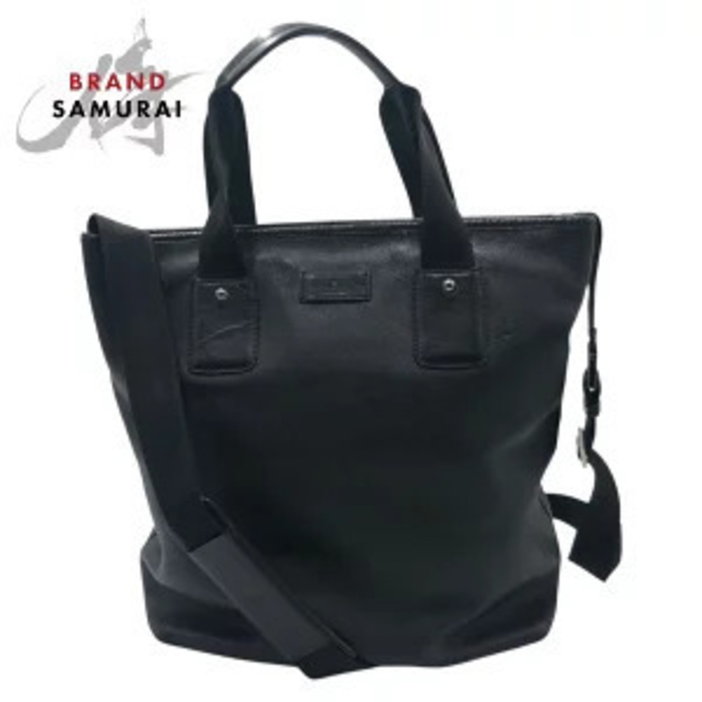 Gucci black leather tote bag shoulder